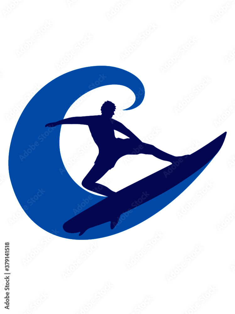 Wellen reiten Logo 