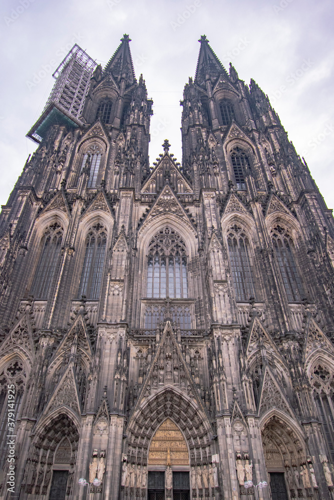 ケルン大聖堂正面外観、ドイツ