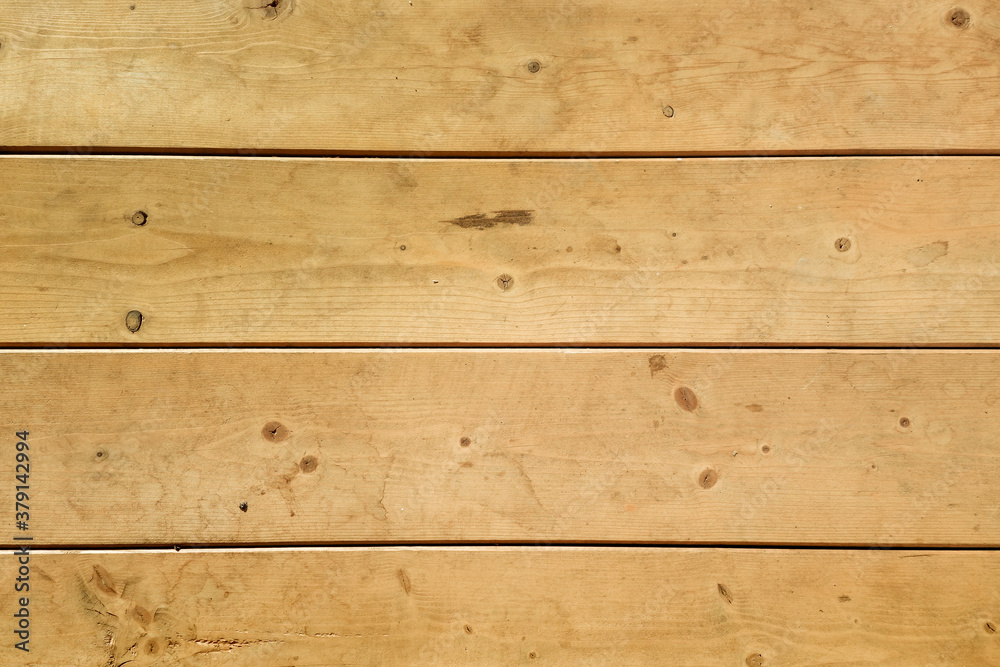 Naklejka premium Natural wooden plank background texture