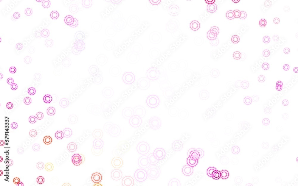 Light Purple, Pink vector template with circles. Light Purple, Pink vector template with circles.