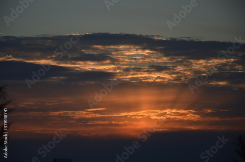 A beautiful sunset in Thessaloniki, Greece