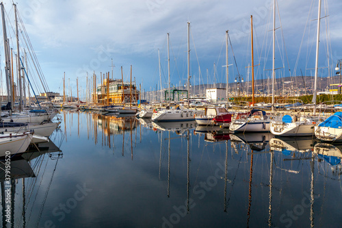 Boat marina in Trieste, Italy © Dalibor