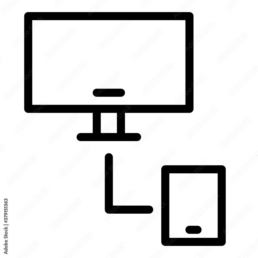 Line tablet style icon. very suitable for your creative project. Line tablet style icon. very suitable for your creative project.