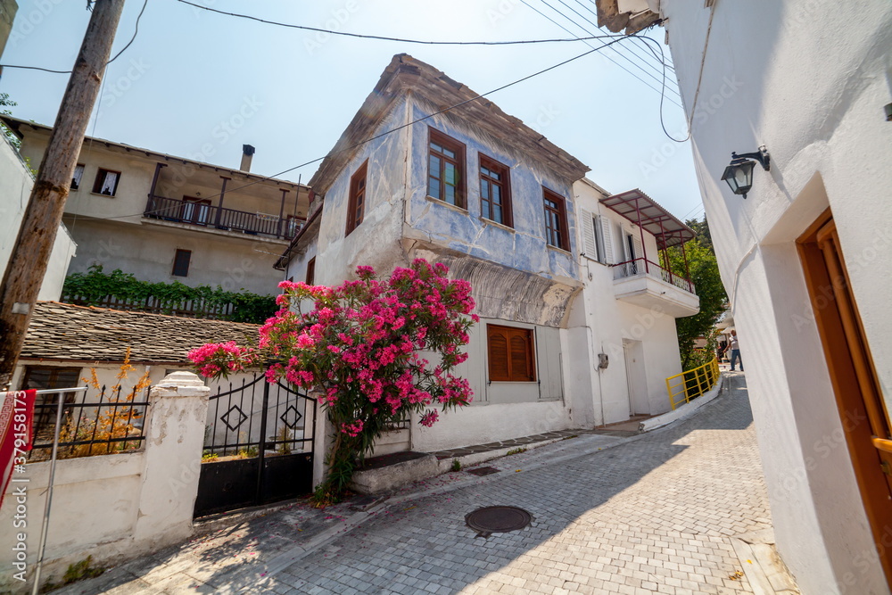 Fototapeta premium Village of Panagia, Thassos, Greece