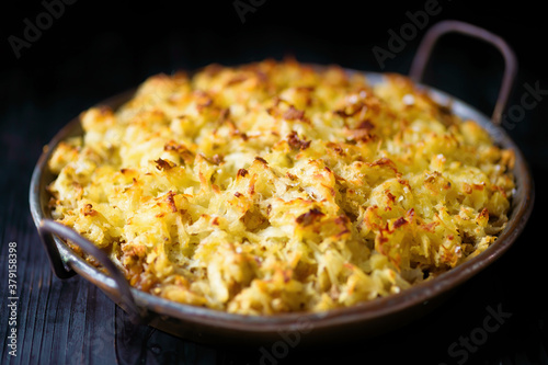 Tableau sur toile rustic baked potato romanoff gratin