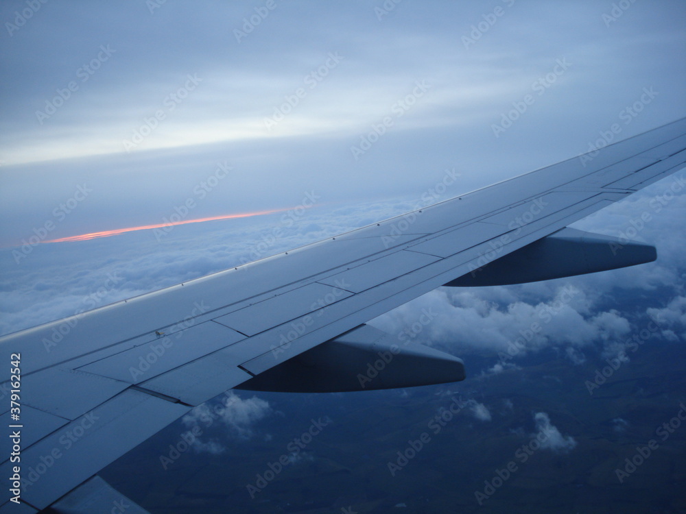 Fototapeta premium view from the plane