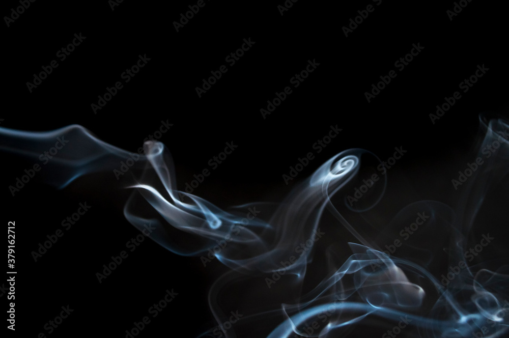 blue-white clouds of smoke blue-white clouds of smoke