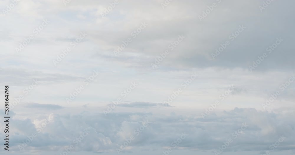 Sky background with white clouds on a foggy skyscape Sky background with white clouds on a foggy skyscape