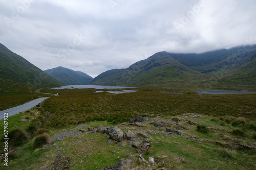 View of Doolough Valley, Mayo, Ireland photo