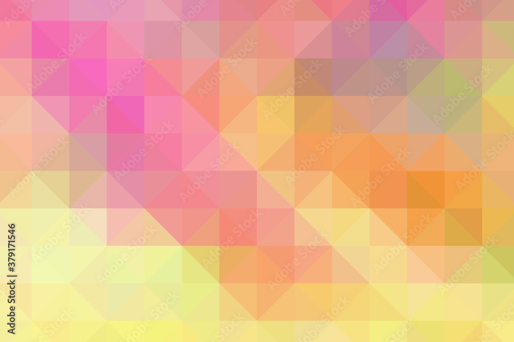 Triangular pixelation. Multi-colored pixel background. The texture consisting of multi-colored triangles. Triangular pixelation. Multi-colored pixel background. The texture consisting of multi-colored triangles.