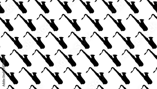 Saxophone Silhouette Background