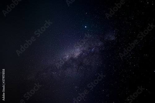 The milky way in the night sky. August 2020