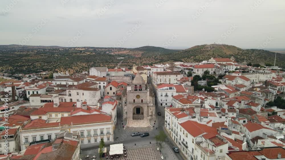 Aerial view of an old town Aerial view of an old town
