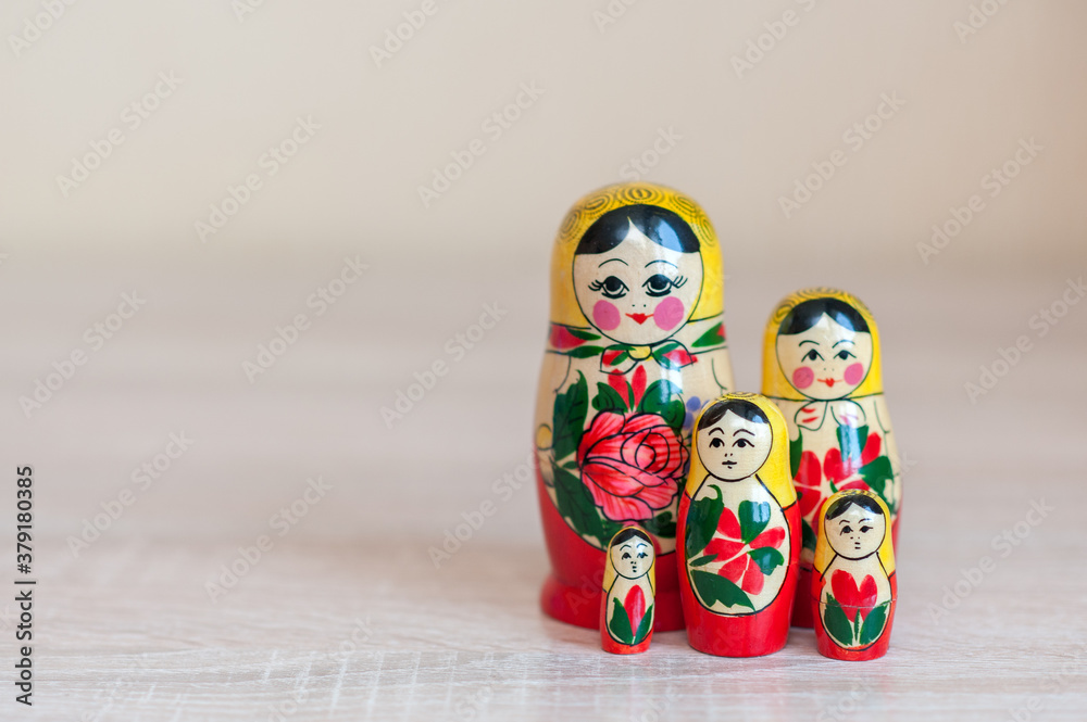Russian doll. set of 5 pieces