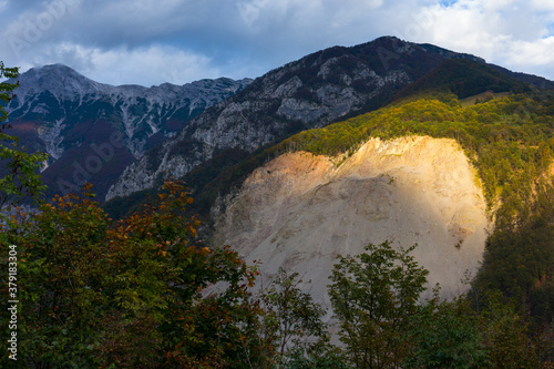 Avalanche, Triglav National Park, Municipality of Tolmin, Slovenia, Europe photo