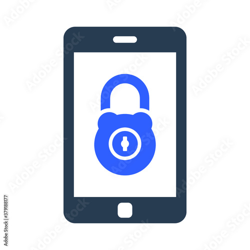 Mobile Phone Security Icon