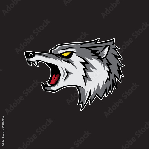 wolf head mascot