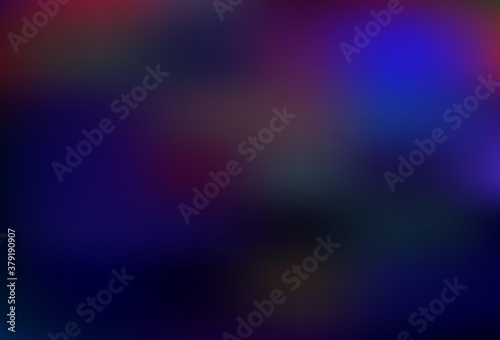 Dark Purple vector blurred bright pattern.