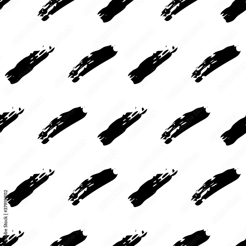 Seamless Pattern with hand drawn scribble smears Seamless Pattern with hand drawn scribble smears