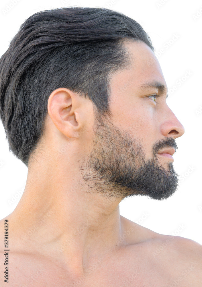 Obraz premium A portrait on white background