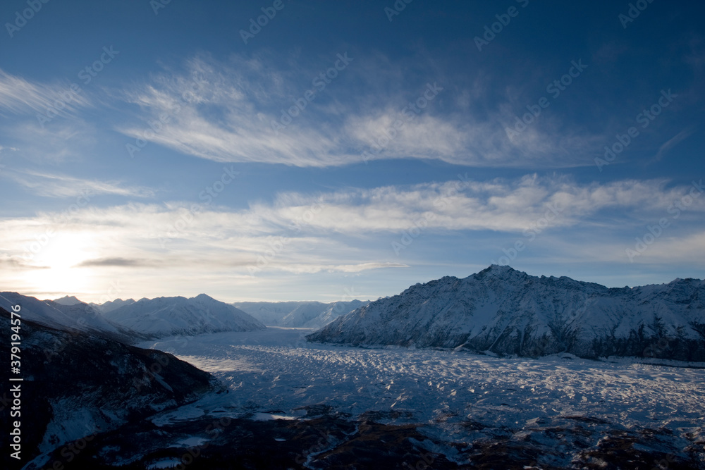 Matanuska Glacier and Chugach Range, Alaska