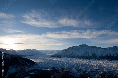 Matanuska Glacier and Chugach Range, Alaska