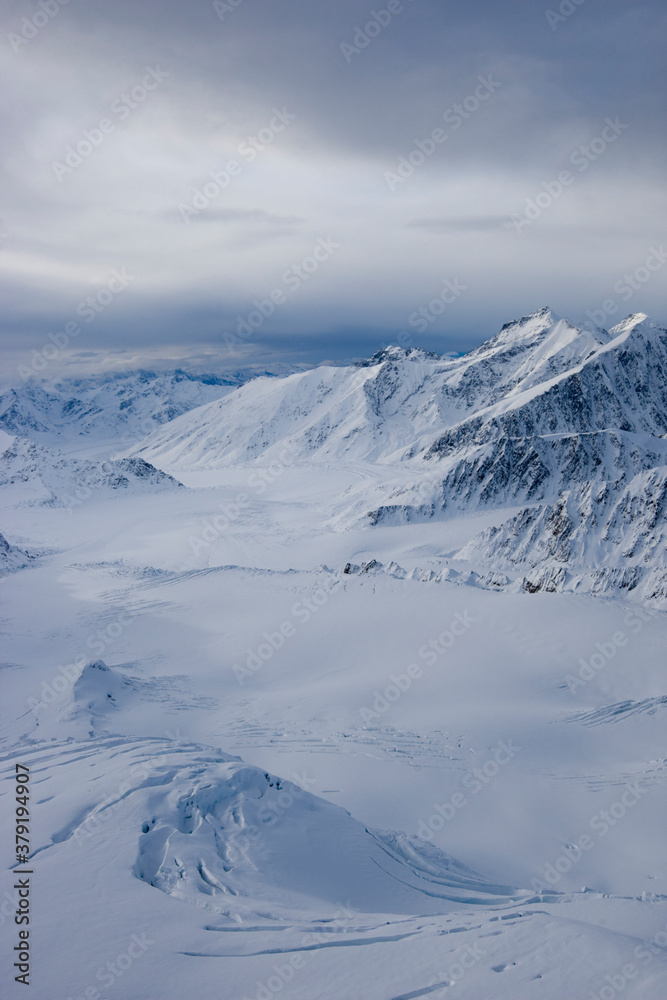 Matanuska Glacier and Chugach Mountains, Alaska