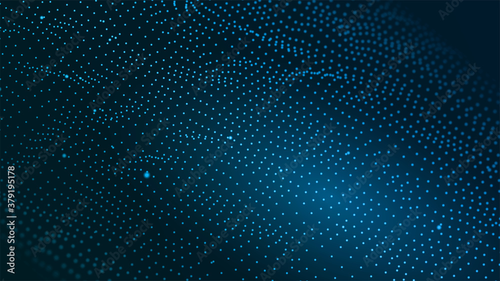 Abstract technology particle background. Big data, artificial intelligence, music hud. Blockchain and cryptocurrency. Vector Abstract technology particle background. Big data, artificial intelligence, music hud. Blockchain and cryptocurrency. Vector