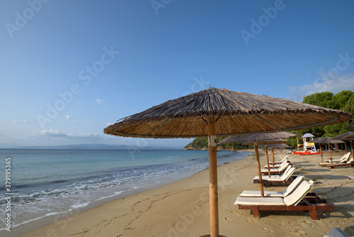 Koukounaries beach   at Skiathos island   in Greece