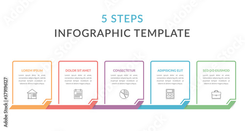 5 Steps - Infographic Template