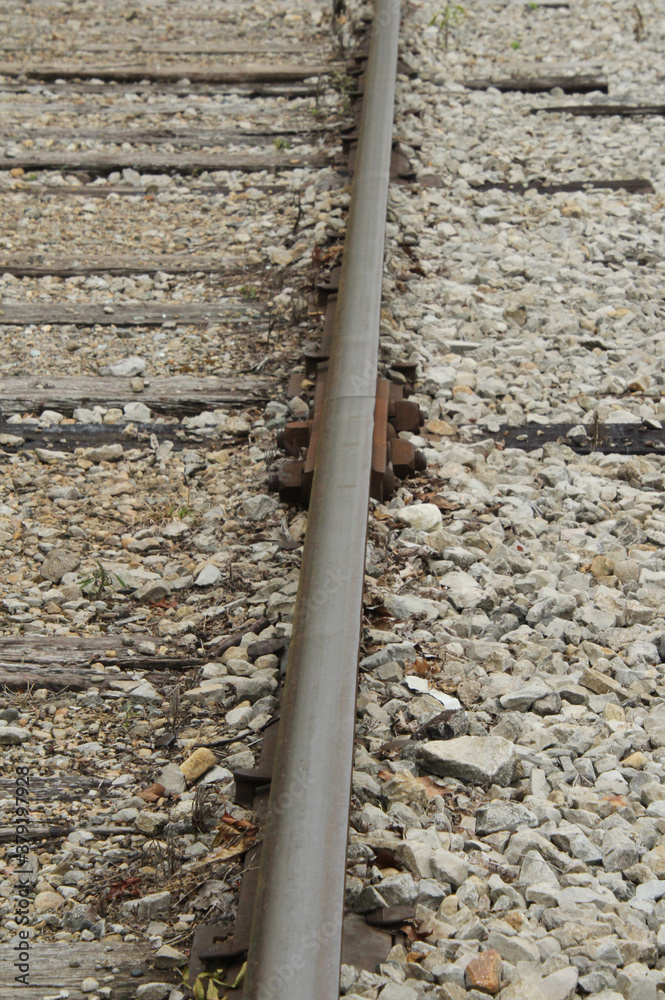 Close Up of Railroad Tracks Close Up of Railroad Tracks