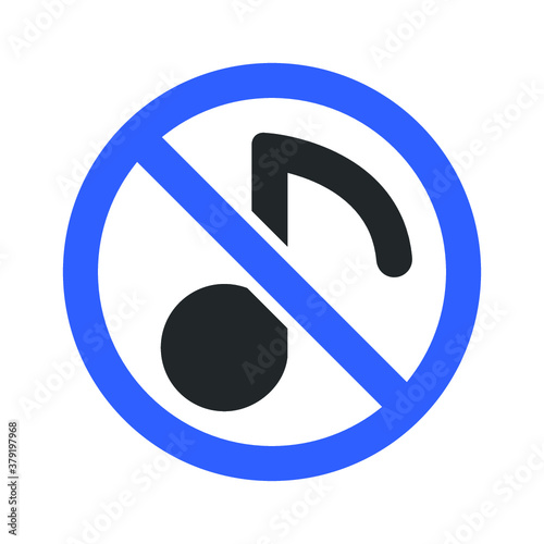 Music restriction icon