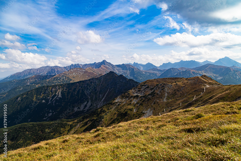 Beautiful view on Tatra panorama