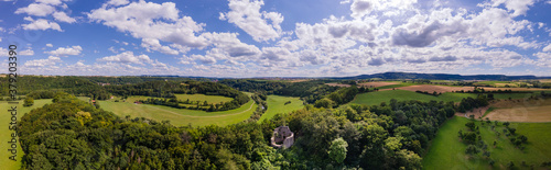 Burgruine Geyersburg Ruine Burg Schloss im Wald bei Untermünkheim Schwäbisch Hall photo