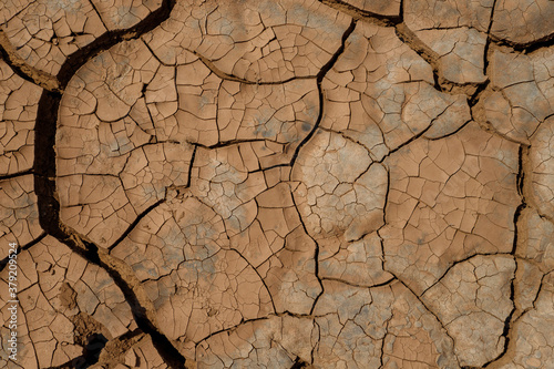 cracked and dried up the earth's surface