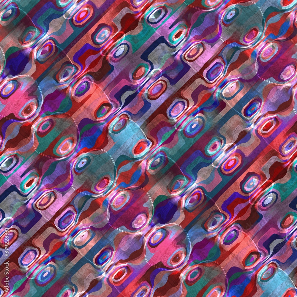 Vivid wavy warped digital bright seamless pattern. High quality illustration. Wrinkled and rippled vivid brilliant colors refracted into a rich but bizarre seamless design. Vivid wavy warped digital bright seamless pattern. High quality illustration. Wrinkled and rippled vivid brilliant colors refracted into a rich but bizarre seamless design.