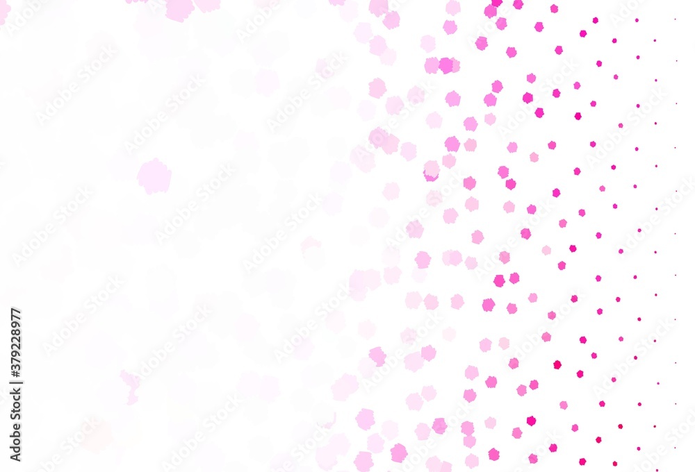 Light Pink vector pattern with random forms. Light Pink vector pattern with random forms.