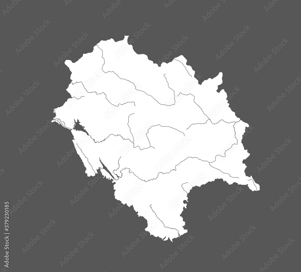 India states - map of Himachal Pradesh. Hand made. Rivers and lakes are shown. Please look at my other images of cartographic series - they are all very detailed and carefully drawn by hand WITH RIVER India states - map of Himachal Pradesh. Hand made. Rivers and lakes are shown. Please look at my other images of cartographic series - they are all very detailed and carefully drawn by hand WITH RIVER