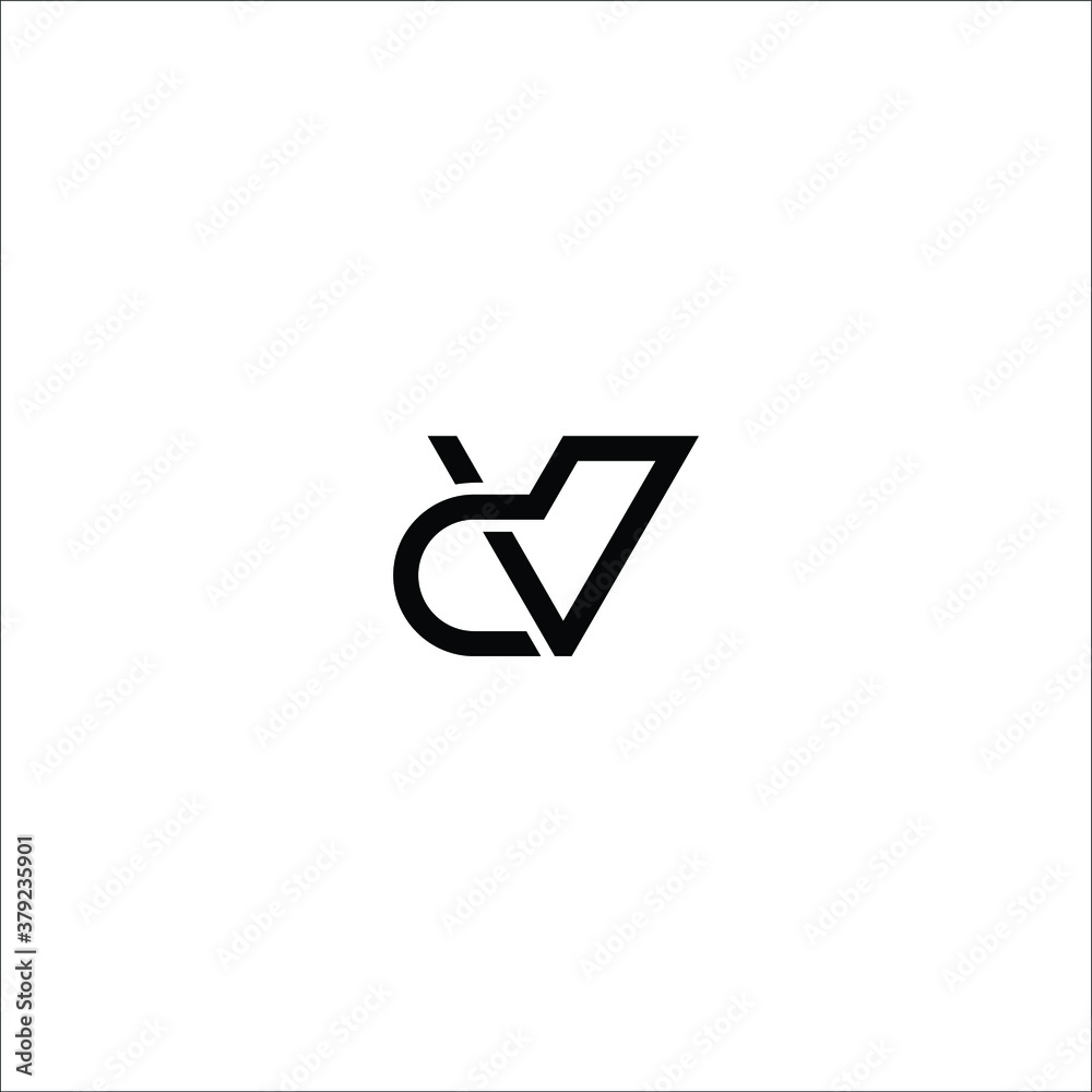 dv or vd initial logo is a little explanation of the concept of the logo: a unique letter with clean, clear, thick, and elegant lines dv or vd initial logo is a little explanation of the concept of the logo: a unique letter with clean, clear, thick, and elegant lines
