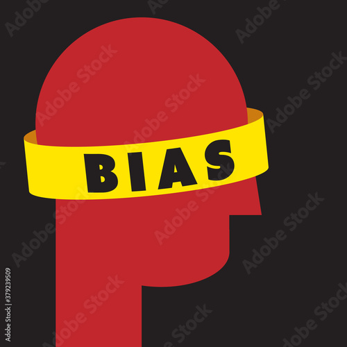 Bias illustration - person's dismissal of facts that donâ€™t fit their narrow worldview