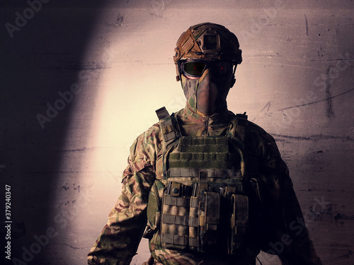 airsoft player