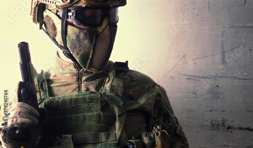 airsoft player photo