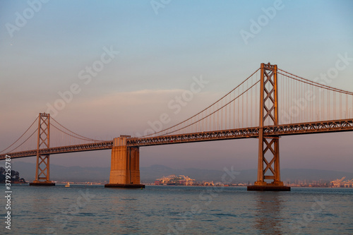 Bay Bridge at sunset