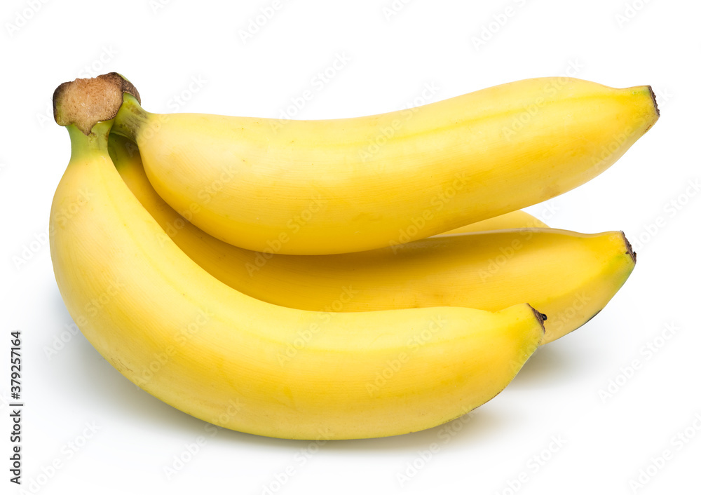 Yellow Bananas isolated on white background, Banana isolated on white background. Yellow Bananas isolated on white background, Banana isolated on white background.