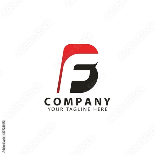 Initial FB Logo Design Vector