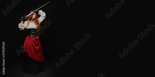 musketeer in a skirt photo