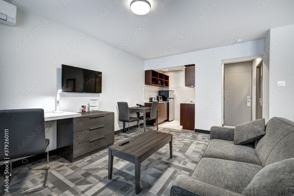 Real estate photography - Modern Scandinavian Style Hotel rooms in Montreal, Canada Real estate photography - Modern Scandinavian Style Hotel rooms in Montreal, Canada