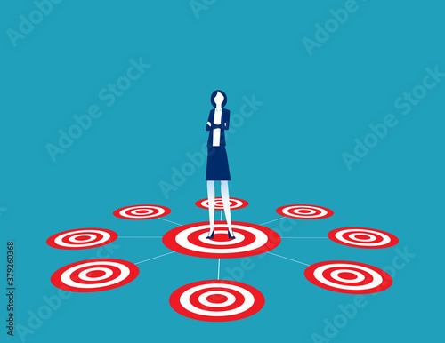 Leader network or multi level marketing concept