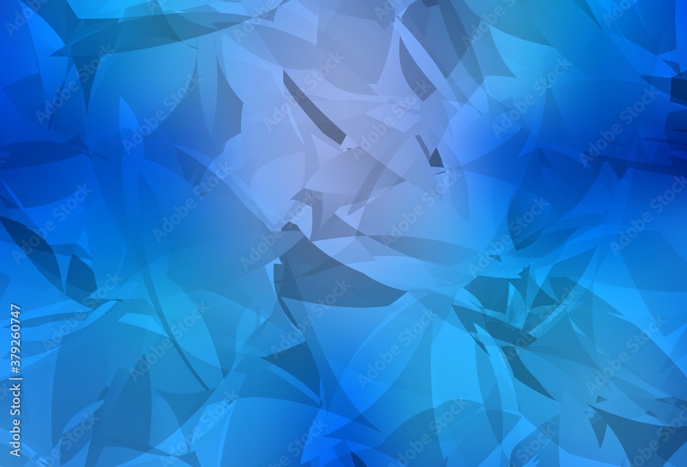 Light BLUE vector backdrop with polygonal shapes. Light BLUE vector backdrop with polygonal shapes.