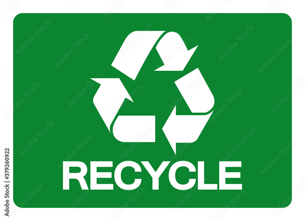 Recycle Symbol Sign,Vector Illustration, Isolated On White Background Label. EPS10 Recycle Symbol Sign,Vector Illustration, Isolated On White Background Label. EPS10